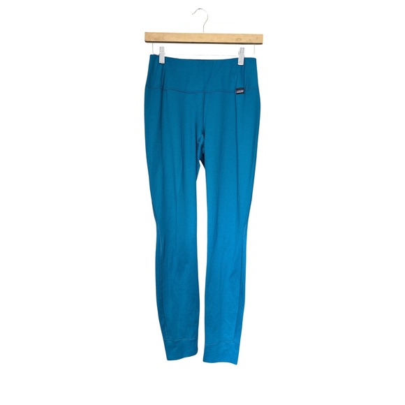 Patagonia Pants - Patagonia Capilene Midweight Baselayer Leggings Blue Teal Polartec Women's Small